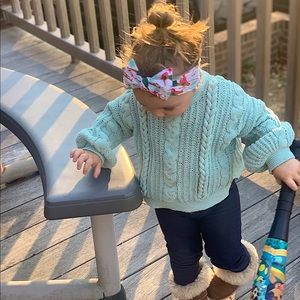 Genuine kids balloon sleeve knit sweater 2T